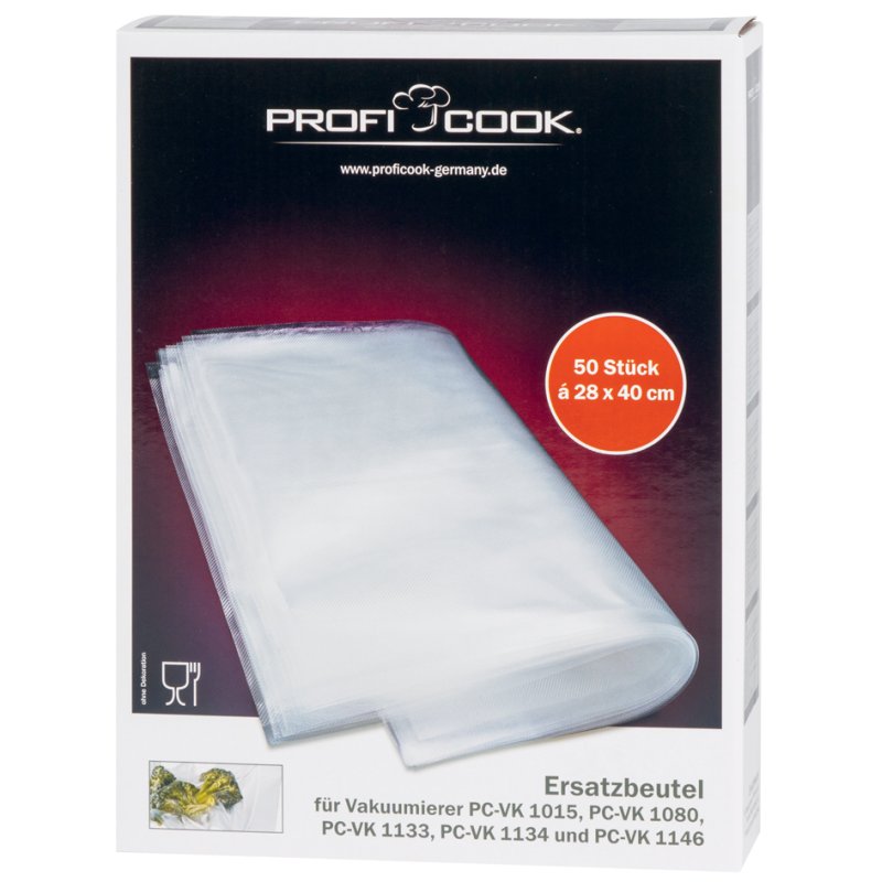 PROFI COOK Rouleaux de film sous vide, 280 mm × 6 m, 2 pièces